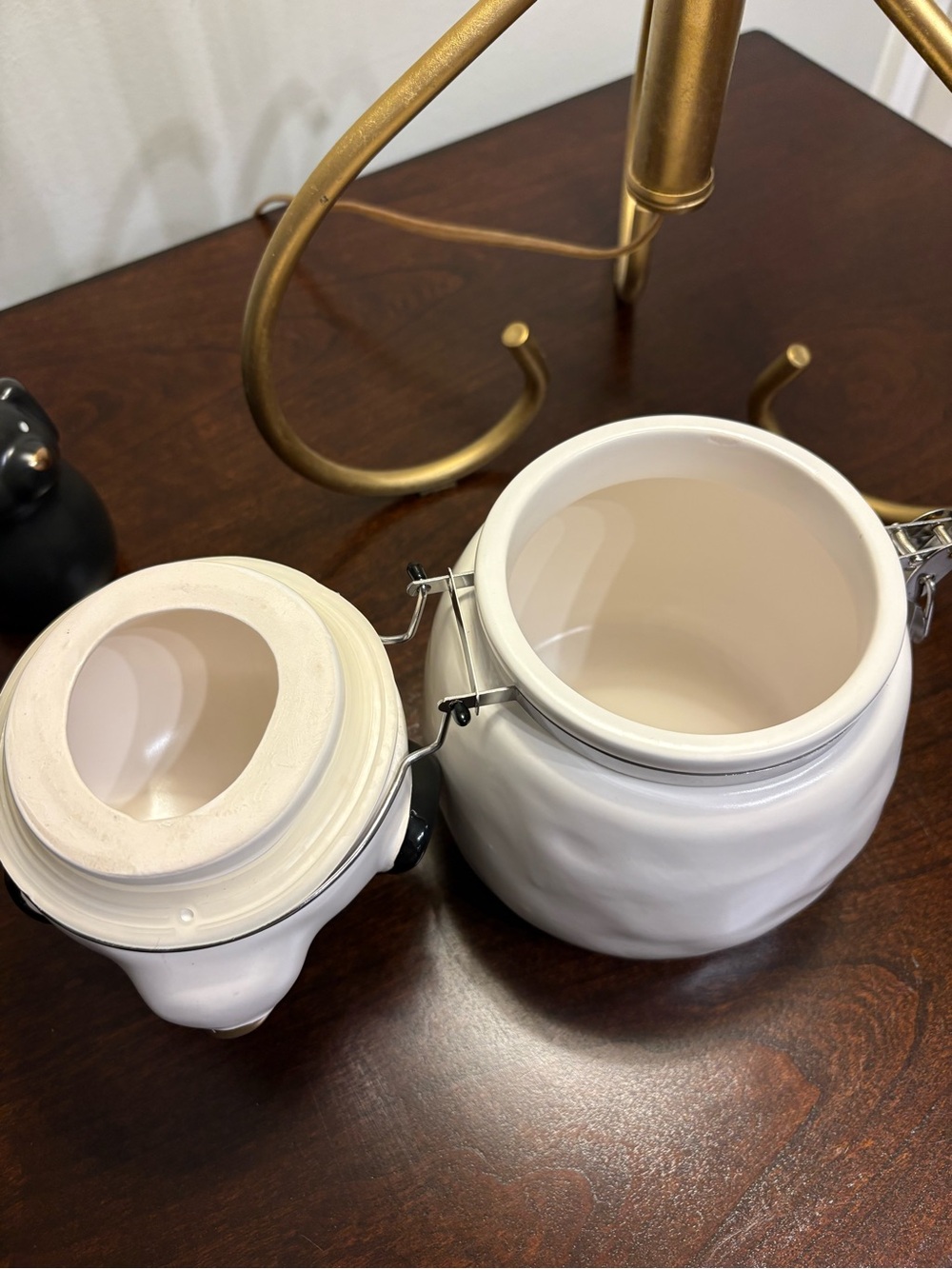 Dog Ceramic Kitchen Canister, Spoon Rest, and Salt/Pepper Shakers Set - Picture 5 of 10